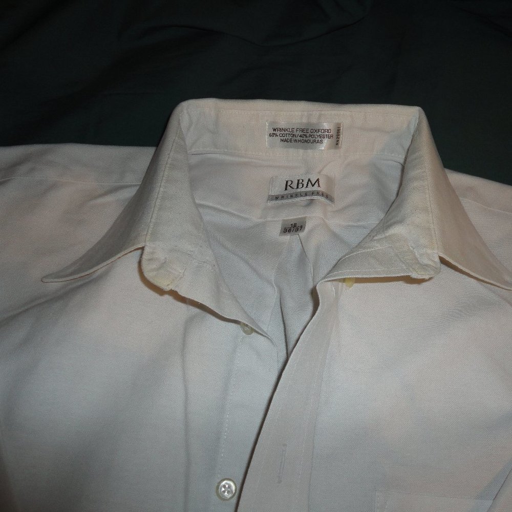 RBM,  18-36/37  - oxford Shirt -White